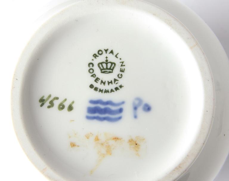 PARTI PORSLIN, 3 delar, Royal Copenhagen och Bing & Gröndahl.