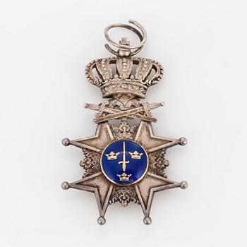 ORDENSTECKEN, Svärdsorden "Pro Patria", silver.