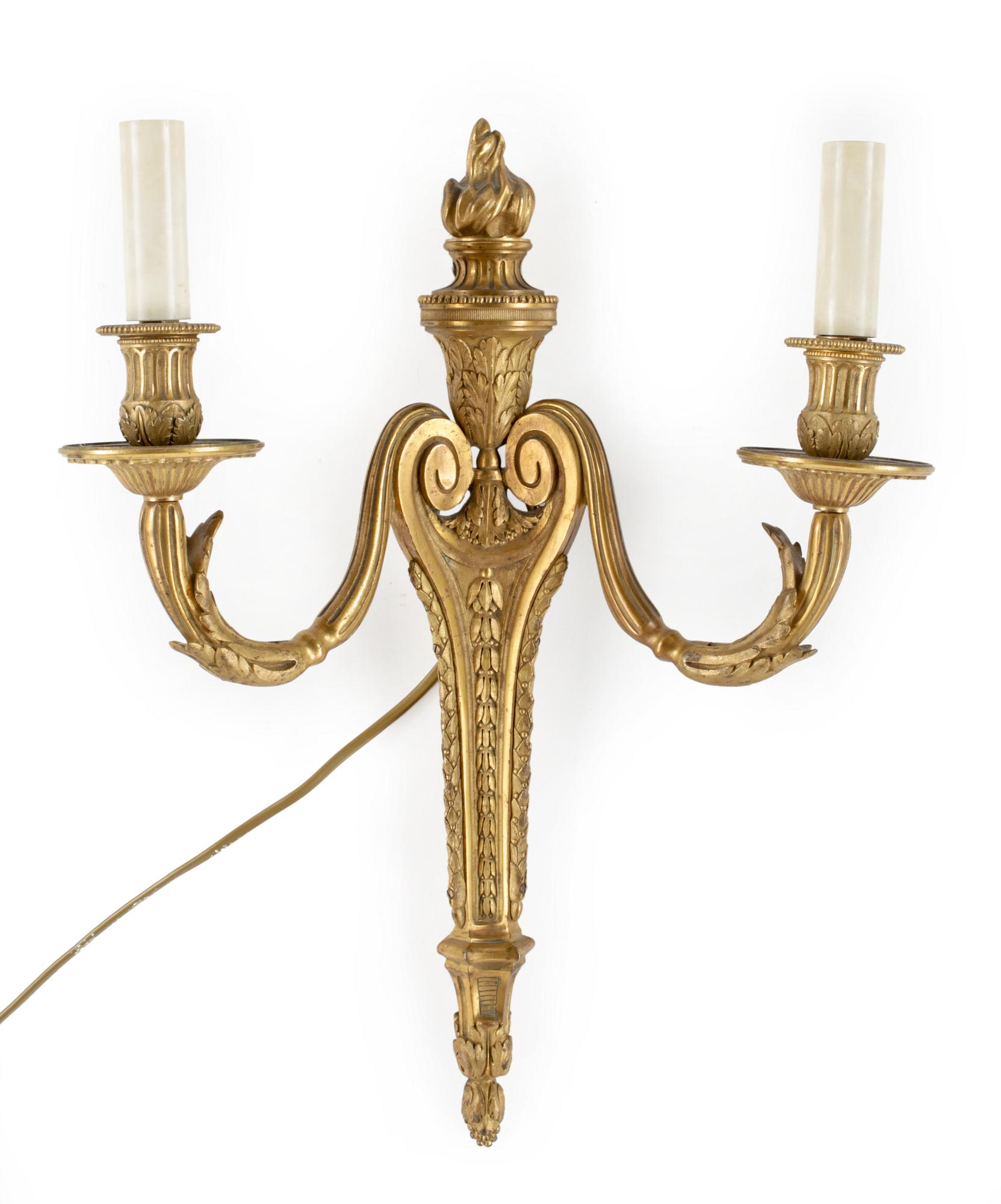 APPLIQUE, förgylld brons, Louis XVI, 1700-talets slut.