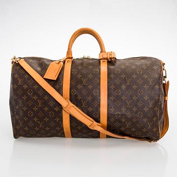 Louis Vuitton, "Keepall 55 Bandoulière", väska.