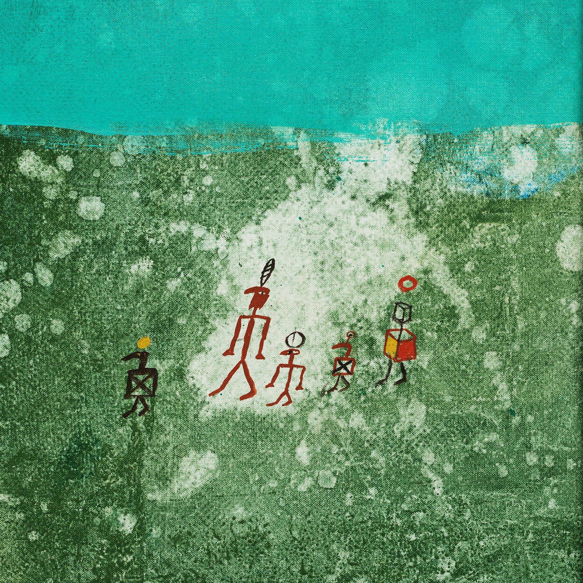 MADELEINE PYK, Olja på duk/pannå, signerad M. Pyk. Utförd 1978.