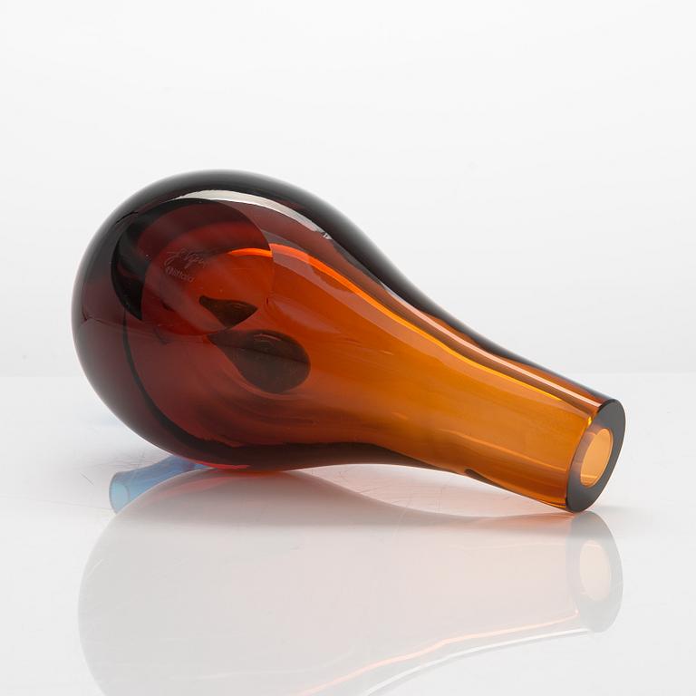 Giorgio Vigna, a glass bird signed G. Vigna, Iittala.