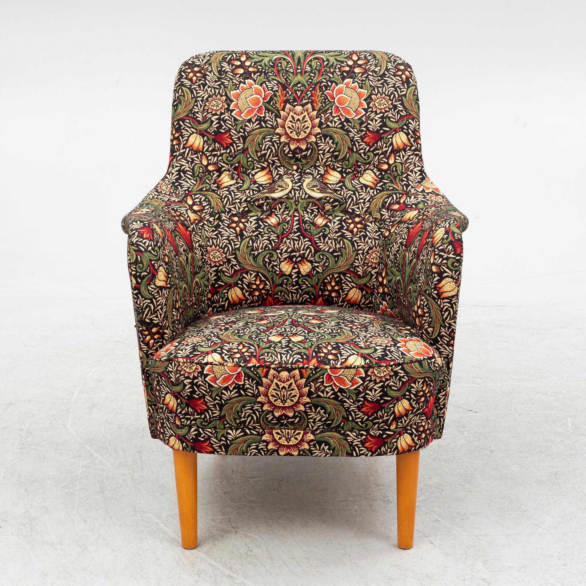 Carl Malmsten, fåtölj, "Samsas", O.H.Sjögren, 1900-talets andra hälft.