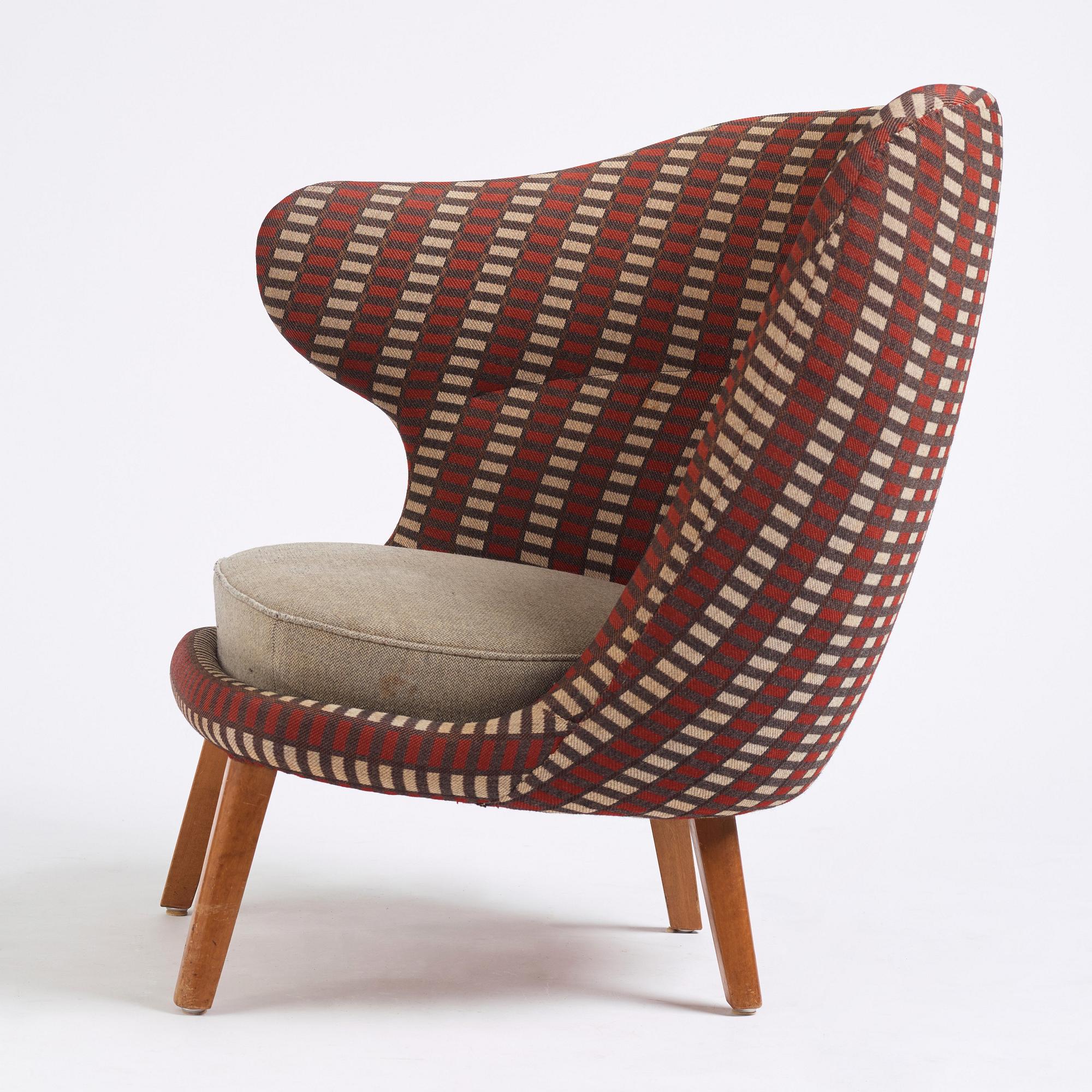 Arne Norell, attributed to, an easy chair, model "Gary" (The Thumb), Gösta Westerberg, Sweden 1950s.