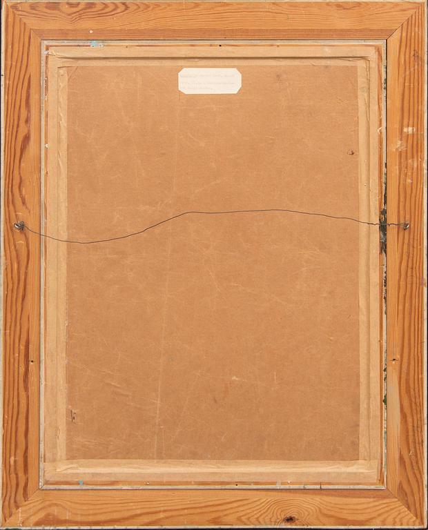 Bertil Gadö, oil on paper signed and dated 53.