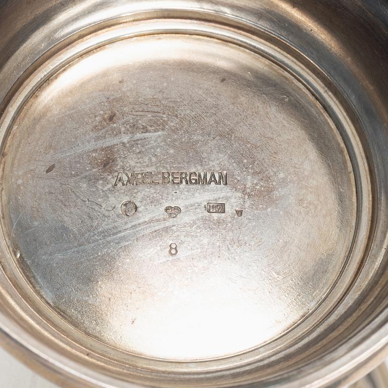 Cup, 7 pcs, silver, including CG Hallberg, Stockholm 1918.