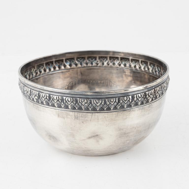 Skålar, 5 st, sterling silver.