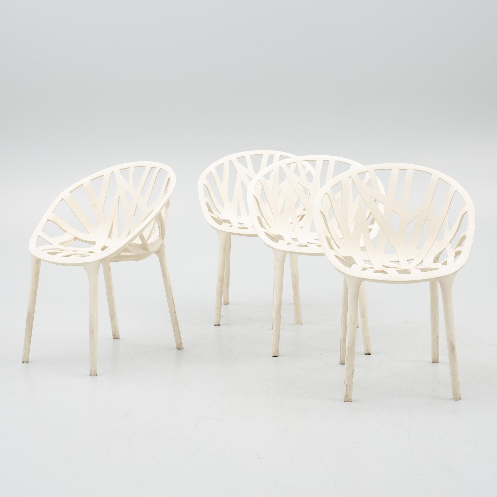 Ronan & Erwan Bouroullec, stolar, 4 st, "Vegetale Chair", Vitra.