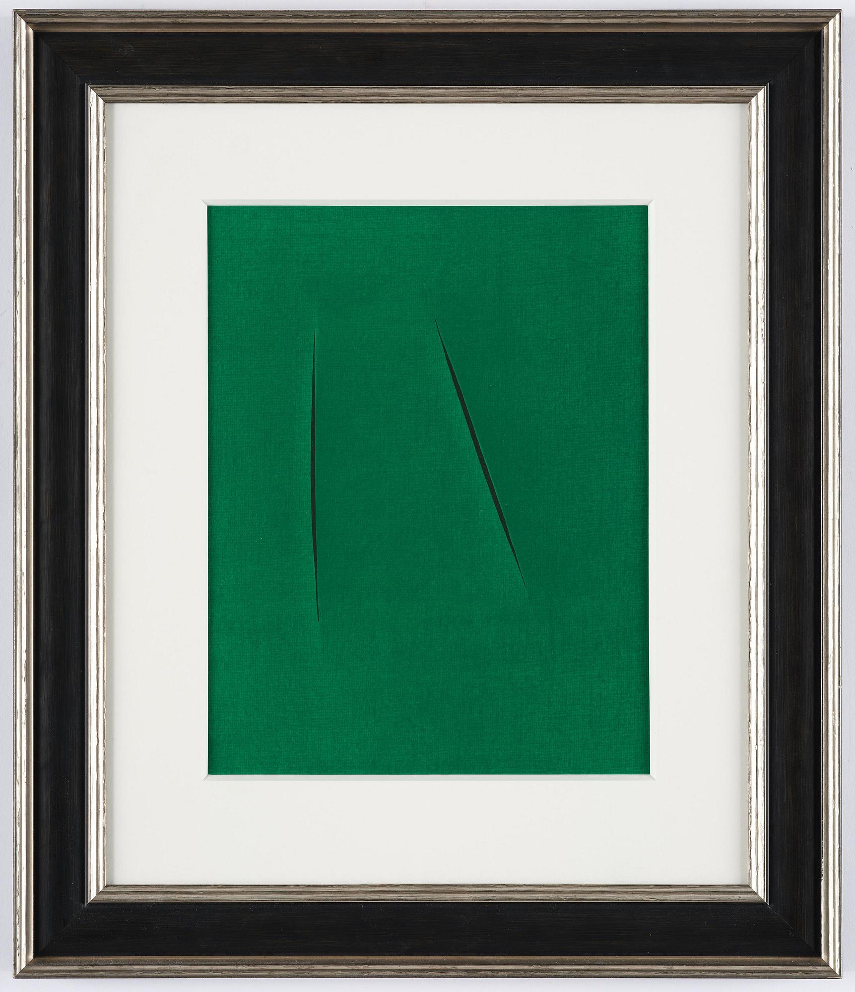 Lucio Fontana, efter, "Concetto Spaziale".