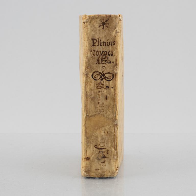 Editio princeps of all Pliny's ten books of letters, Aldus Manutius 1508.