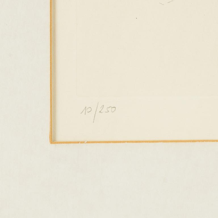 Alfred Otto "Wols" Schulze, etching, signed in plate, Numbered 10/250.