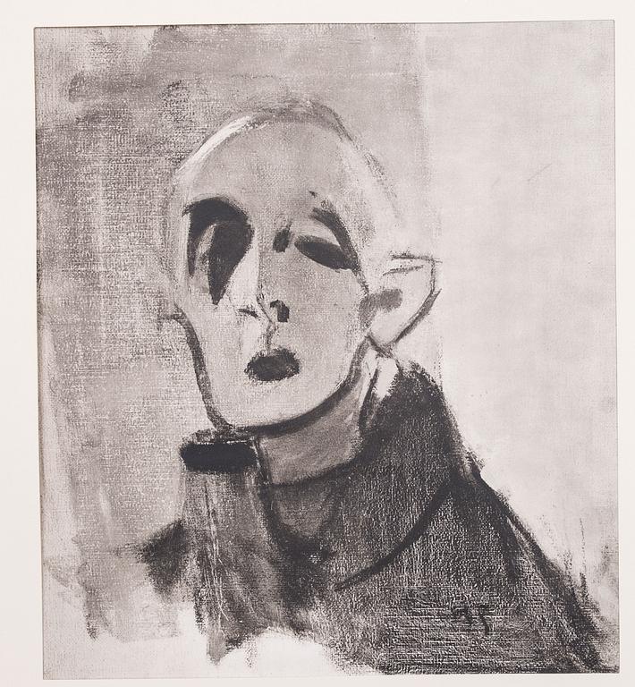 HELENE SCHJERFBECK, mapp med reproduktioner, 48 st.