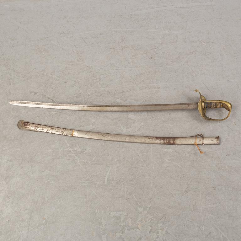 A Swedish officer's sword, second half of the 19th Century.