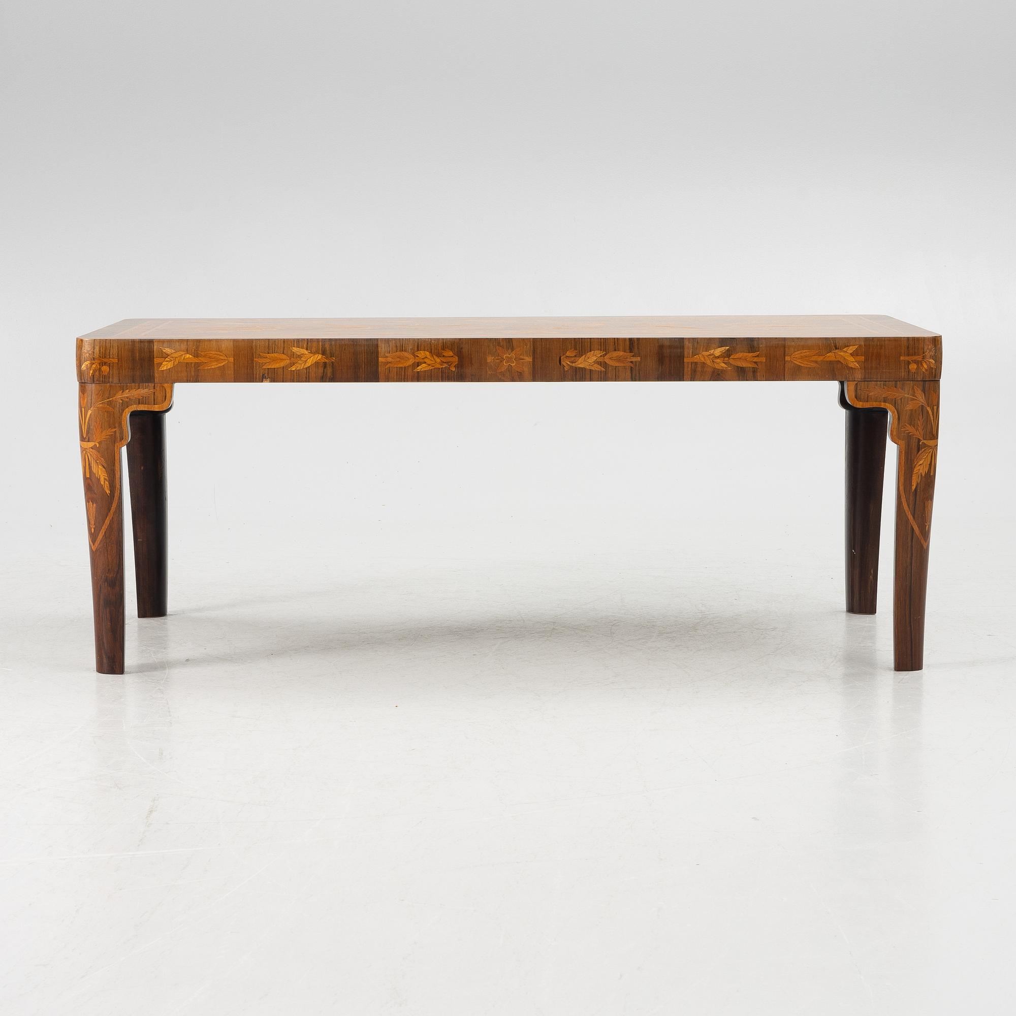 Carl Malmsten, bord, snickarmästare Albin Johansson, Stockholm, ca 1938.