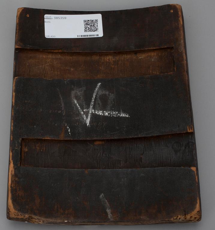 IKON, bemålat trä, Ryssland 1800-tal.