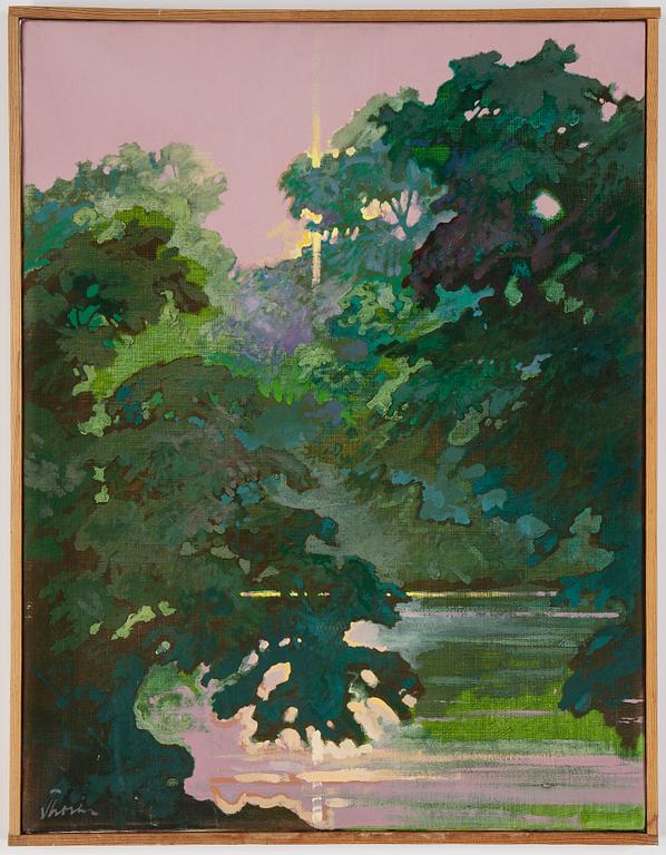 Gunnar Thorén, oil on canvas, signed.