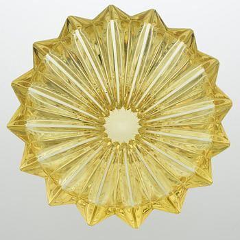 SKÅL, glas. "Kronblad", Aimo Okkolin, Rihiimäen Lasi Oy.