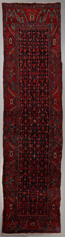 GALLERIMATTA, orientalisk, modern tillverkning, ca 470 x 125 cm.