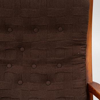 Carl Malmsten, armchairs, a pair, model "Stugan", Swedish Pine, Karl Andersson & Söner, Huskvarna 1950s.