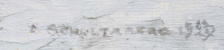 ANSHELM SCHULTZBERG, olja på duk, sign och dat 1927.