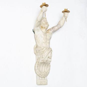 Wall candle holder, 20th century.