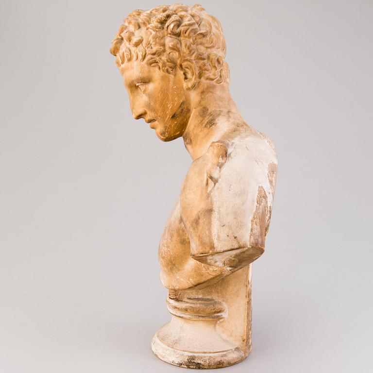 SKULPTUR, gips, efter av antik förlaga, 1900-talets början.