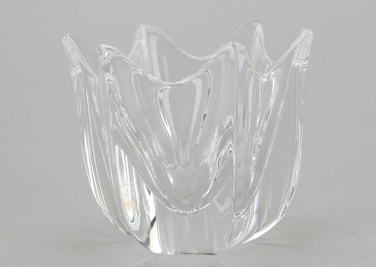 VAS, Orrefors, klart glas. 1900-talets senare hälft.