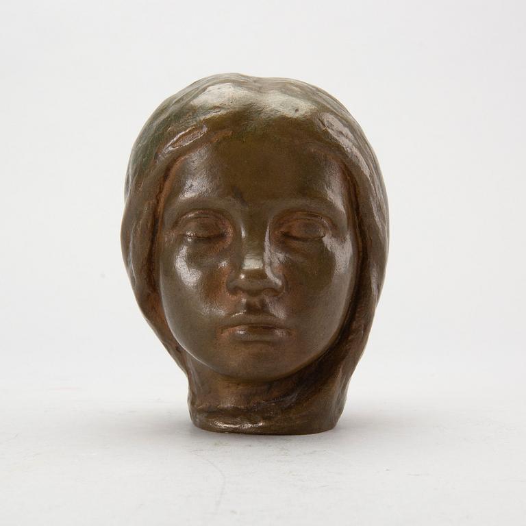 JOHANNES COLLIN, bronze scupture, signed and dated 1910.