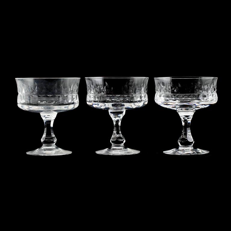 CHAMPAGNESKÅLAR, 12 st, "Prince", Göran Wärff, Kosta.