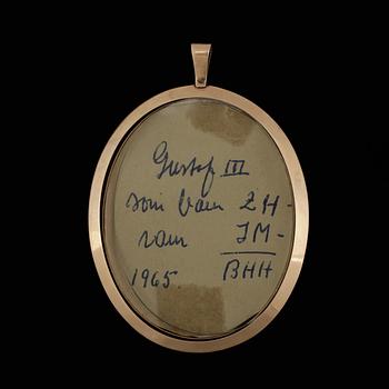 CARL FREDRIK MÖRCK, Miniatyr, gouache, ej signerad.