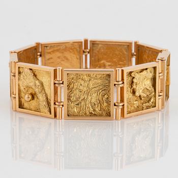 Rey Urban, an 18k red gold bracelet, Stockholm 1967.