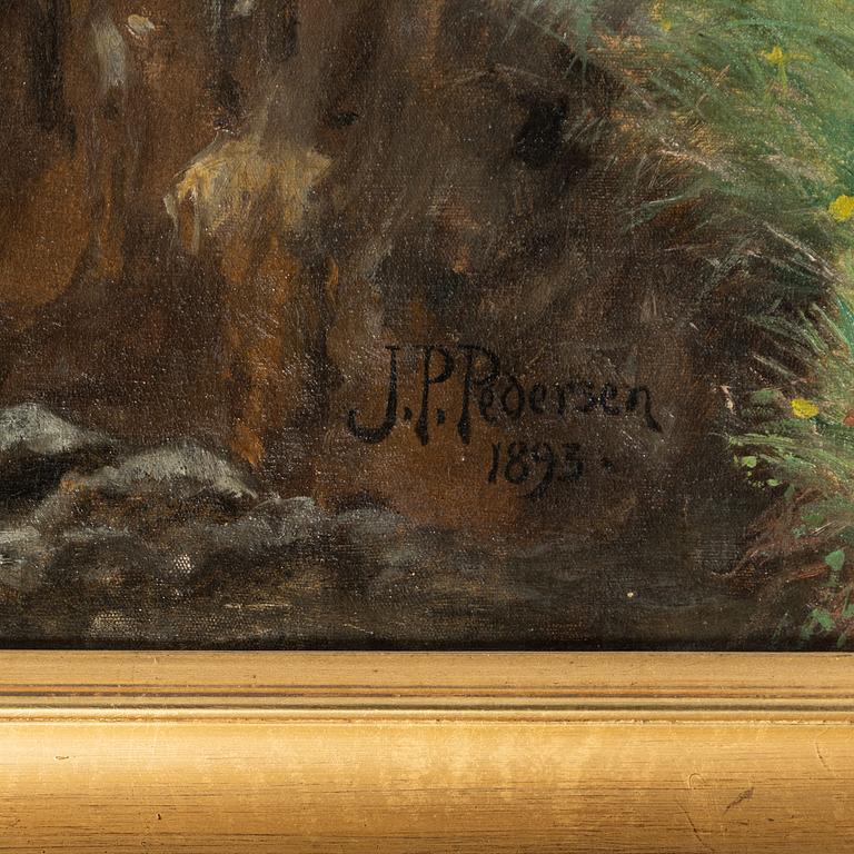 Jens Peder Pedersen, "En tørvemose. Motiv fra Fyn".