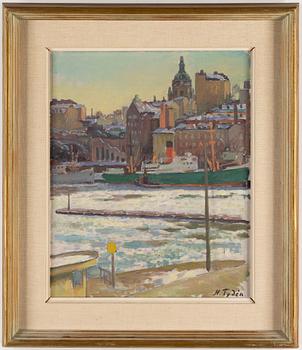 NILS TYDÉN, oil on panel, signed N. Tydén.