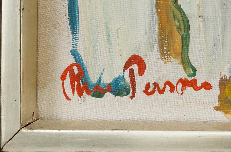 RUNE PERSON, oil on canvas, signed.