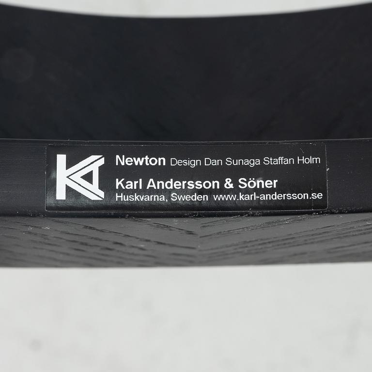 A 'Newton' coffee table by Dan Sunaga & Staffan Holm for Karl Andersson & Söner.