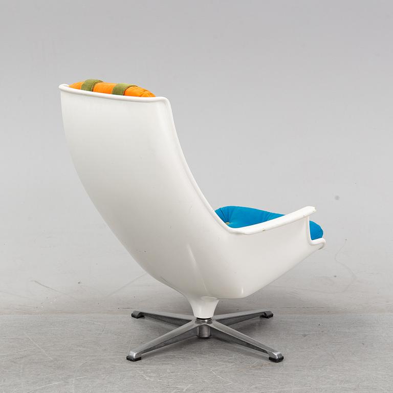 A 'Tellus' easy chair by Alf Svensson and Yngvar Sandström, Göte-Möbler, Nässjö AB, 1970's.