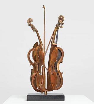 Fernandez Arman, Sliced violin, 1994.