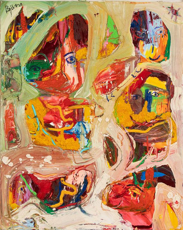 Björn Björnholt, olja på duk, signerad.