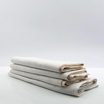 Tablecloths 4 pcs linen/damask first half of the 20th century.