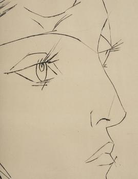 Pablo Picasso, "Portrait de Dora Maar au Chignon II".