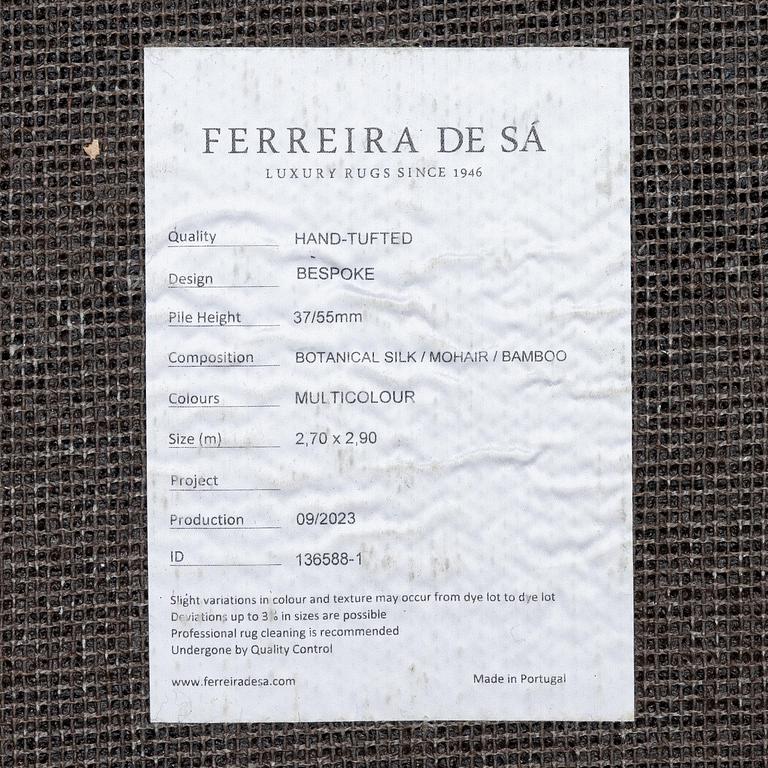 Denise Grünstein, a hand tufted 'Halo' carpet, c. 290 x 274 cm,  Ferreira de Sá, Portugal.