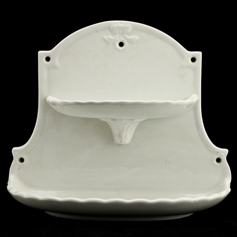 VÄGGUPPSATS, flintgods, 1900-talets första hälft.