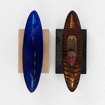 Bertil Vallien, a pair of glass sculpturers.