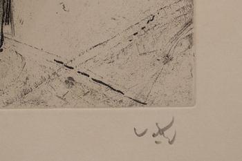 ROBERTO MATTA, färgetsning, signerad o numrerad 36/100.