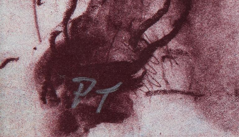 Peter Dahl, lithograph in colours, signed PT.