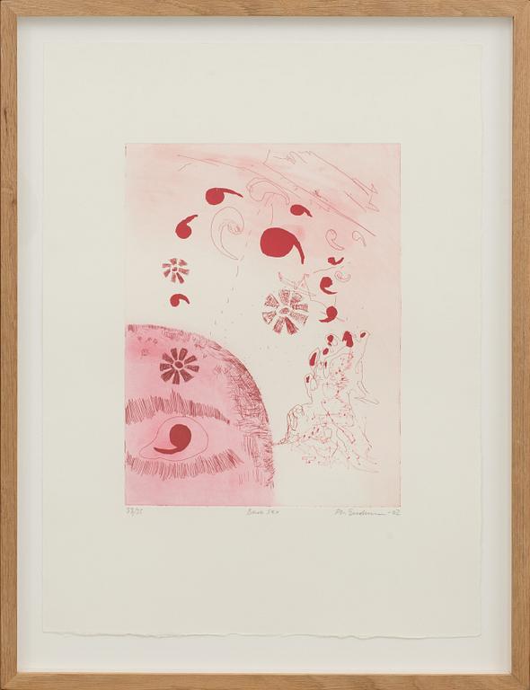 PER ENOKSSON, etching, signed, numbered 33/35 and dated -02.