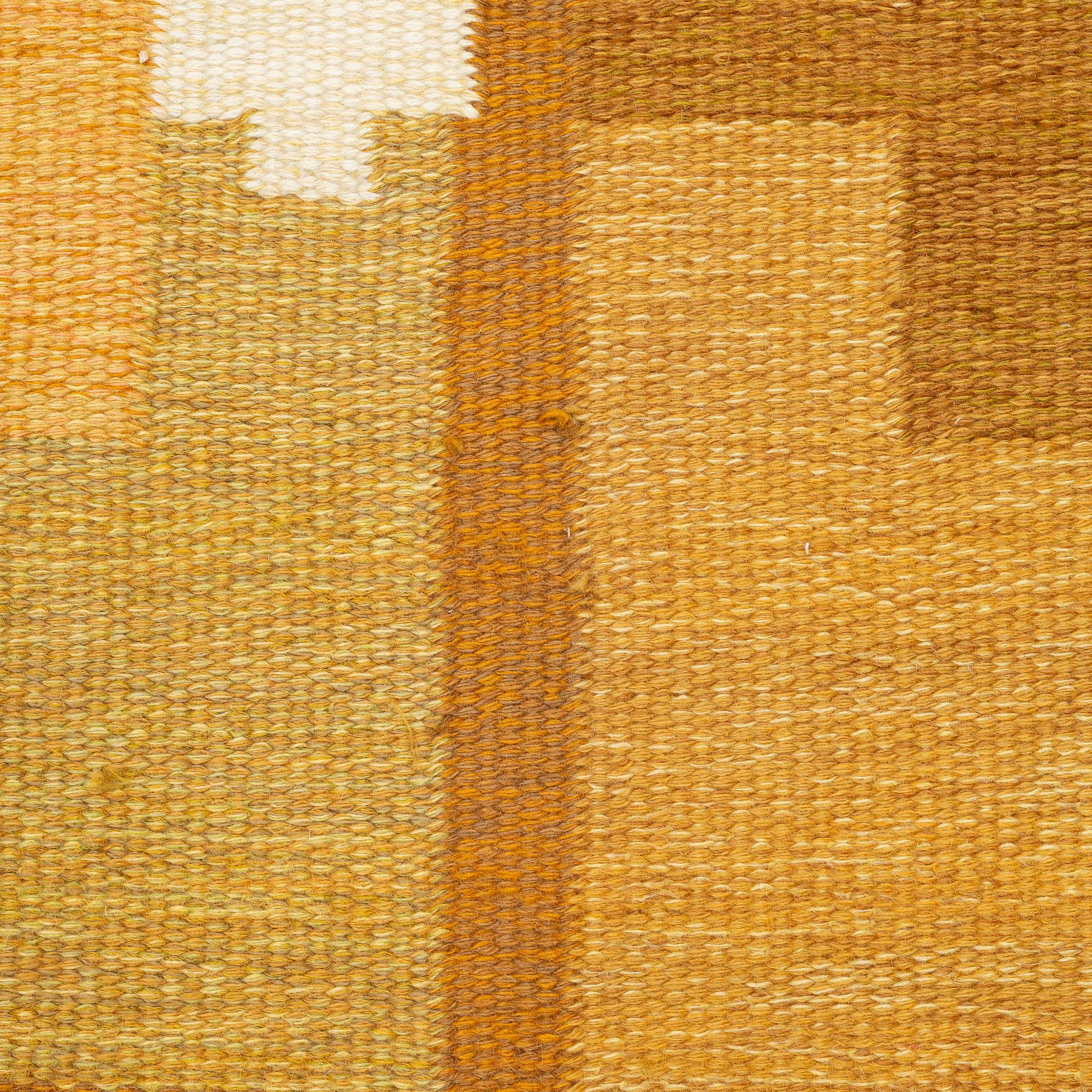 Ingegerd Silow, rug, flat weave, signed IS, approx. 280 x 190 cm.