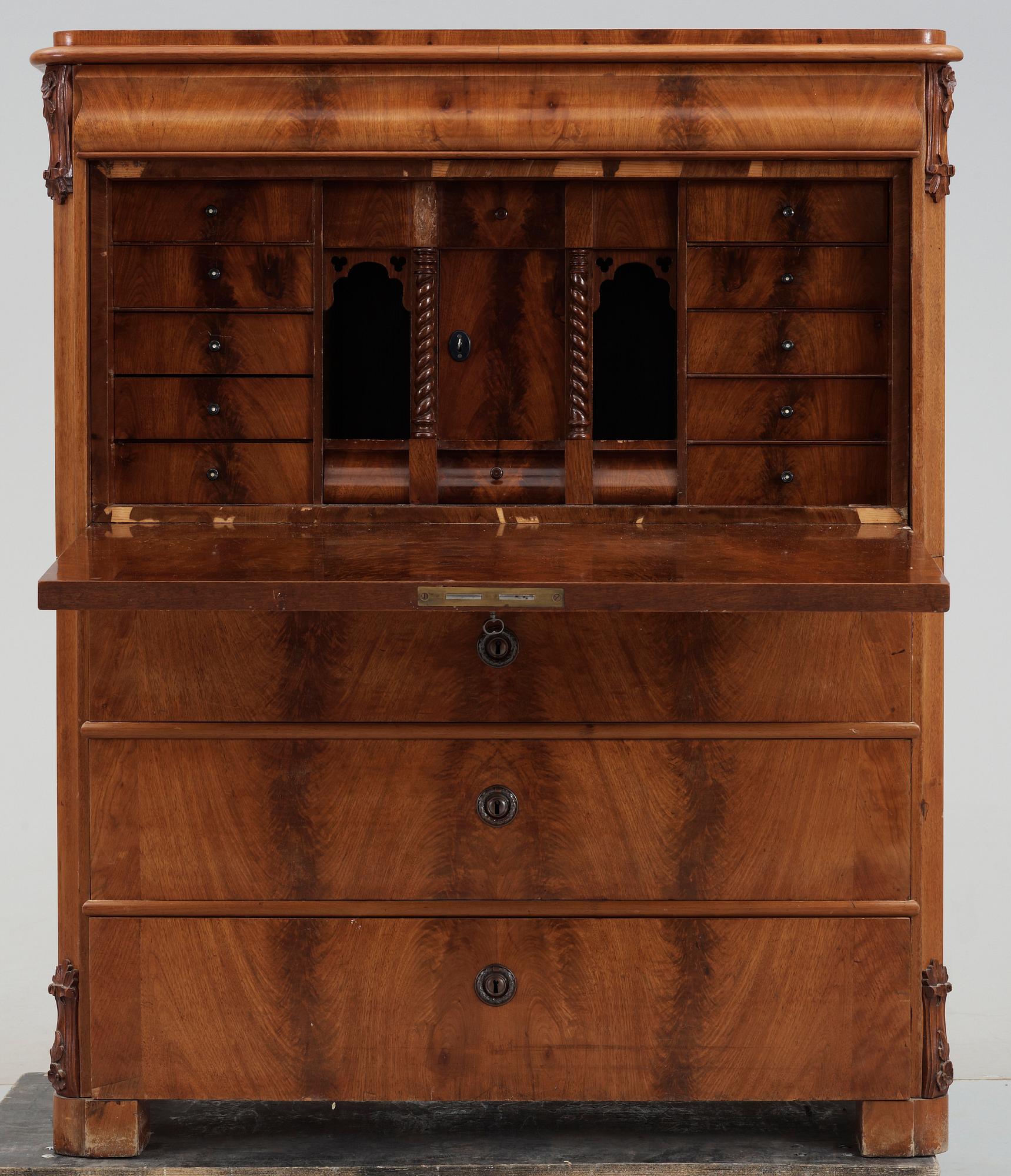 CHIFFONJÈ, nyrokoko, 1800-talets slut.