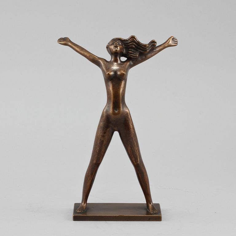 STIG BLOMBERG, skulptur, brons, signerad.