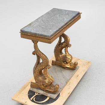 An early 19th century Eepire console table.